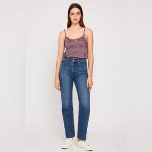 Martin + Osa | Babydoll Ruffled Neckline Printed Silk Top Y2K Coquette 90s